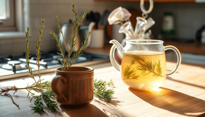 priprema čaja od ruzmarina
